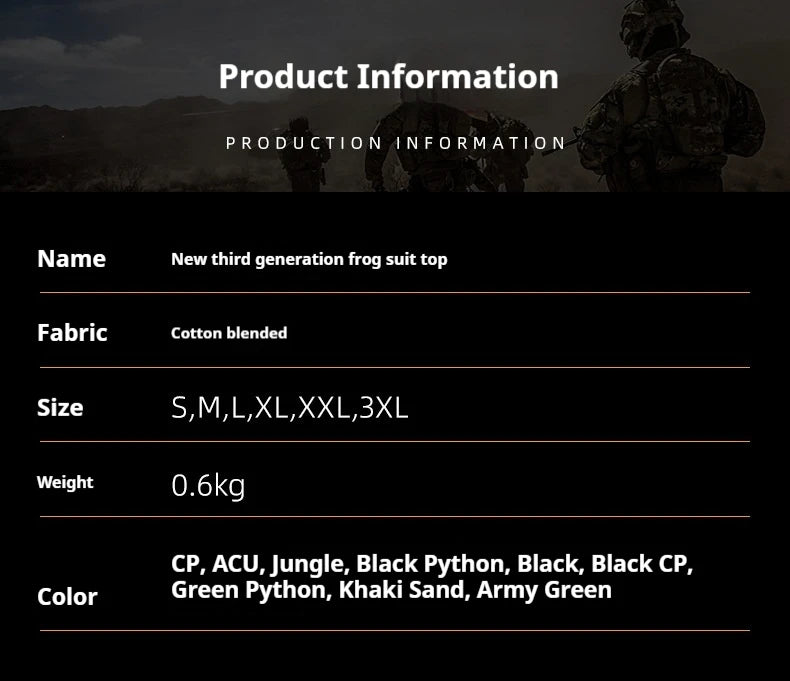 Men's Tactical Camouflage Combat Shirt