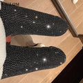 European 2024 Spring Woman Pants New Hot Rhinestone Trousers Fashion Pants Women Harajuku Slim Sweatpants Women Mujer Pantalones