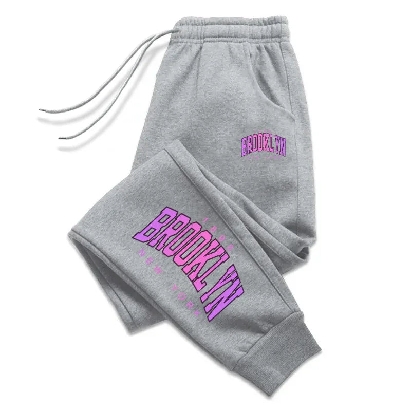 Casual Womens Sweatpants Letter Printing Trousers Daily Outdoors Gym Sports Jogging Pants Office Street Fashion Woman Pants Y2k