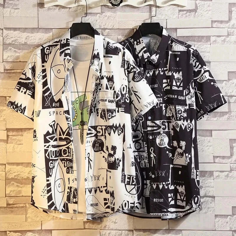 Men's Hawaiian Floral Short Sleeve Shirt