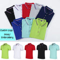 Summer Polo Shirt With Custom Print Embroidery Logo Mens Short Sleeve Casual Cotton Polo Shirt Business Spring Lapel Polo Shirt