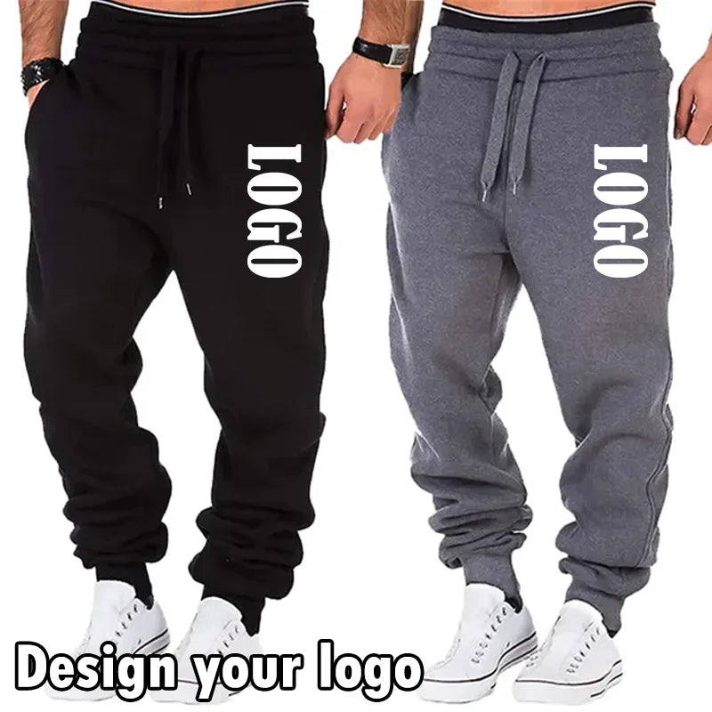 Customized New Men's Jogging Pants Fitness Pants Casual Outdoor Sports Pants Running Pants