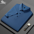 Polo Shirt Men Summer New High Quality Mens Short-Sleeved Polo Shirt Ice Silk Men's Business Casual Polo Shirt Size M-5XL 8888