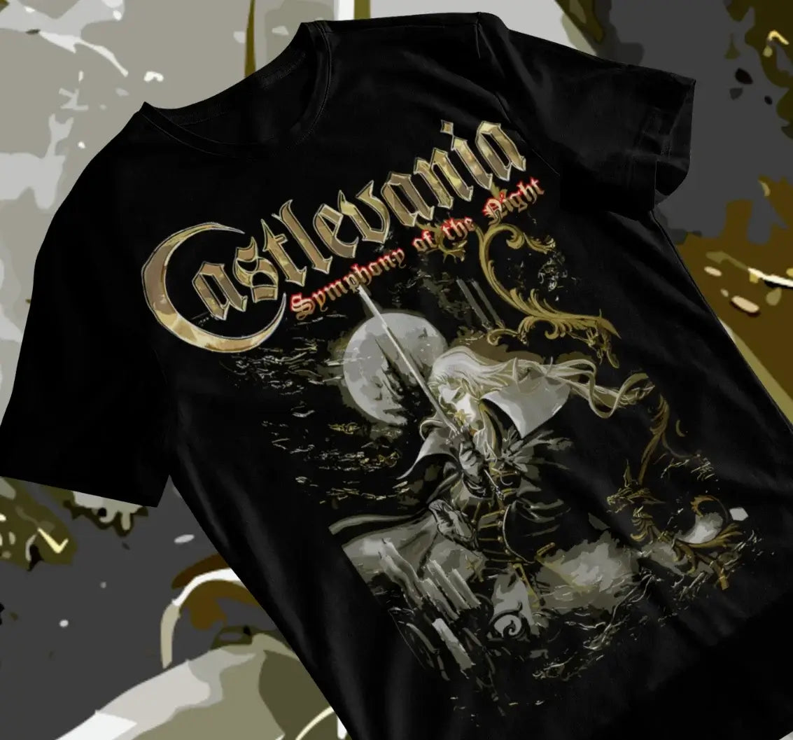 Unisex Castlevania Anime Graphic T-Shirt