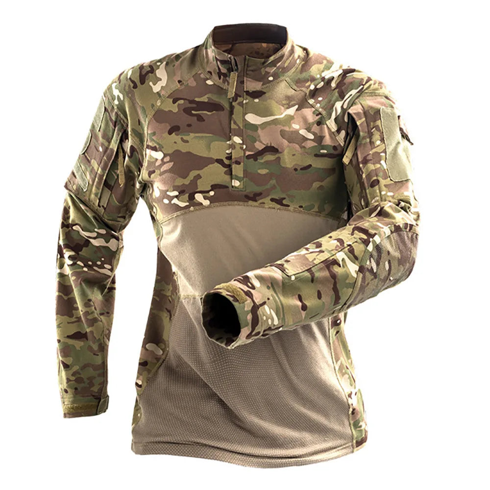 Men's Tactical Camouflage Combat Shirt