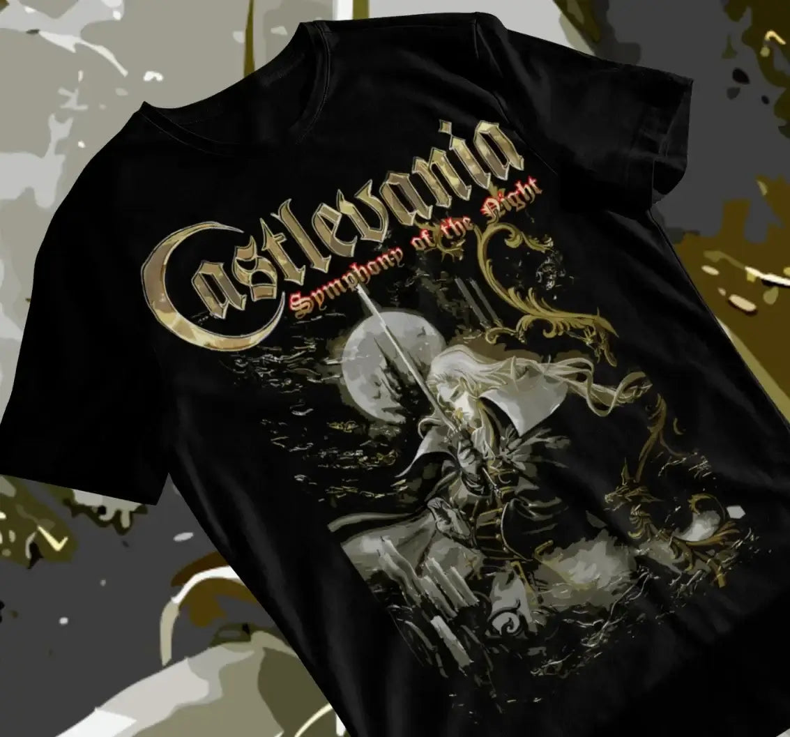 Unisex Castlevania Anime Graphic T-Shirt