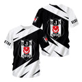 2024 Summer short sleeve men's T-shirt Türkiye Istanbul football T-shirt 3D printing Y2k T-shirt loose sports T-shirt Tops